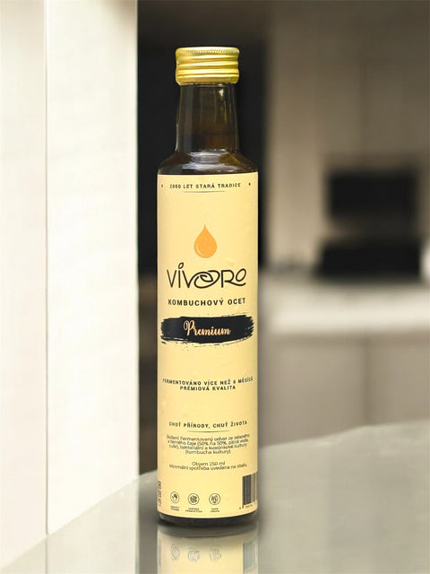 🧡 Kombuchový ocet – Prémiový elixír z pomalé fermentace | 250 ml