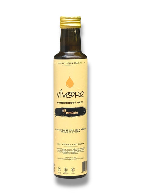 🧡 Kombuchový ocet – Prémiový elixír z pomalé fermentace | 250 ml